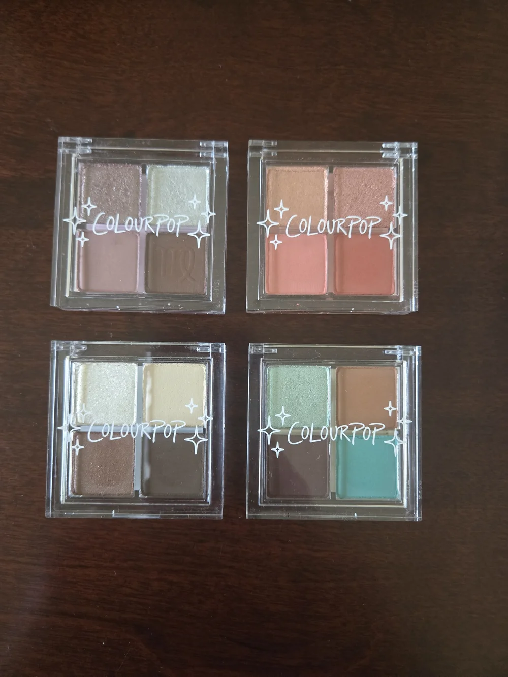 ColourPop 4 Pan Palette Bundle
